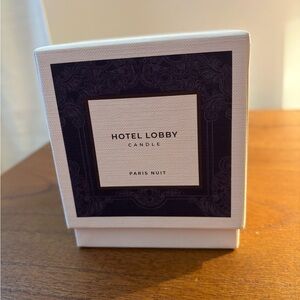 Hotel Lobby Paris Nuit Hand-Poured Candle NIB